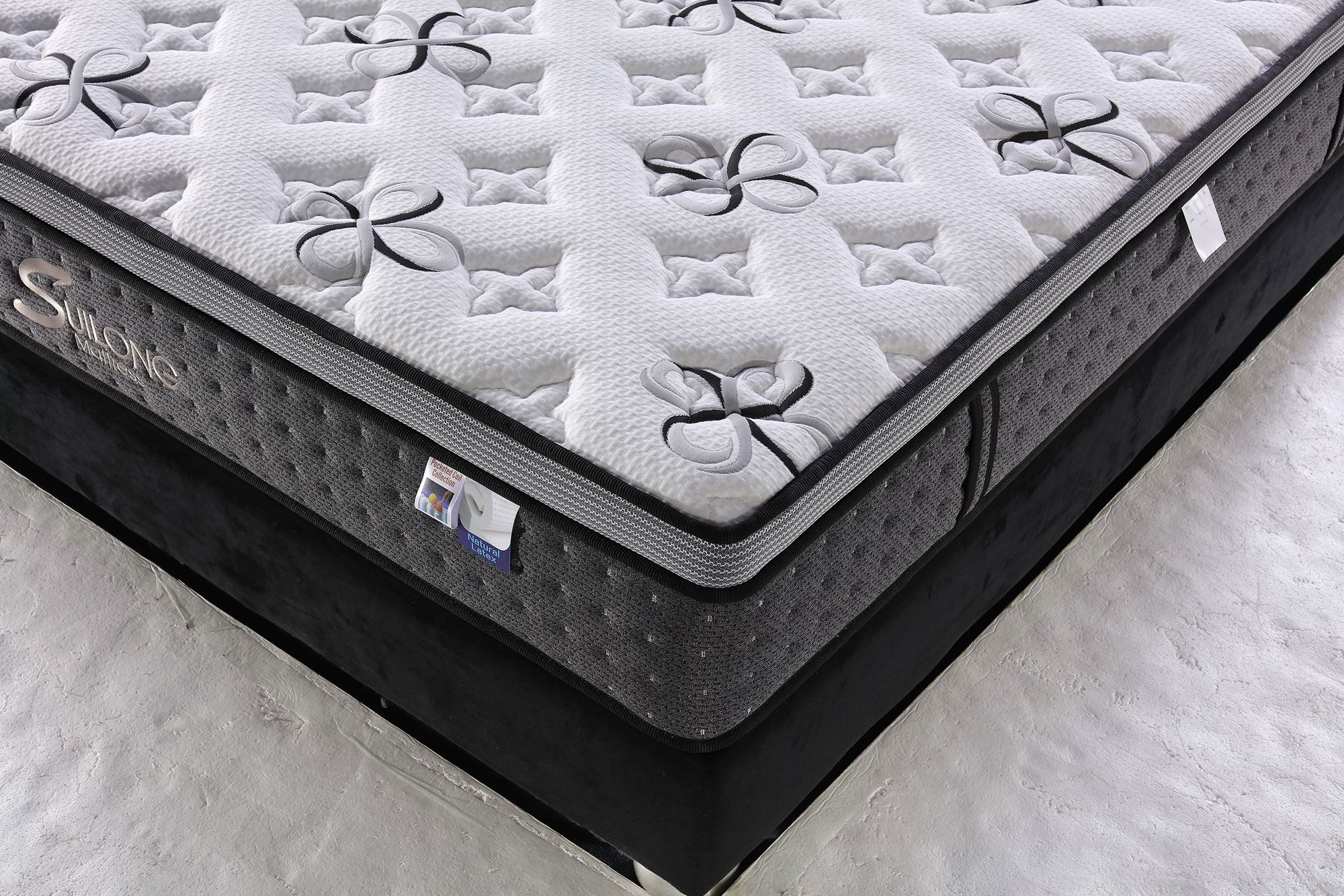 Luxury Suites Wool Latex Edge Support Mini Pocket Spring Mattress