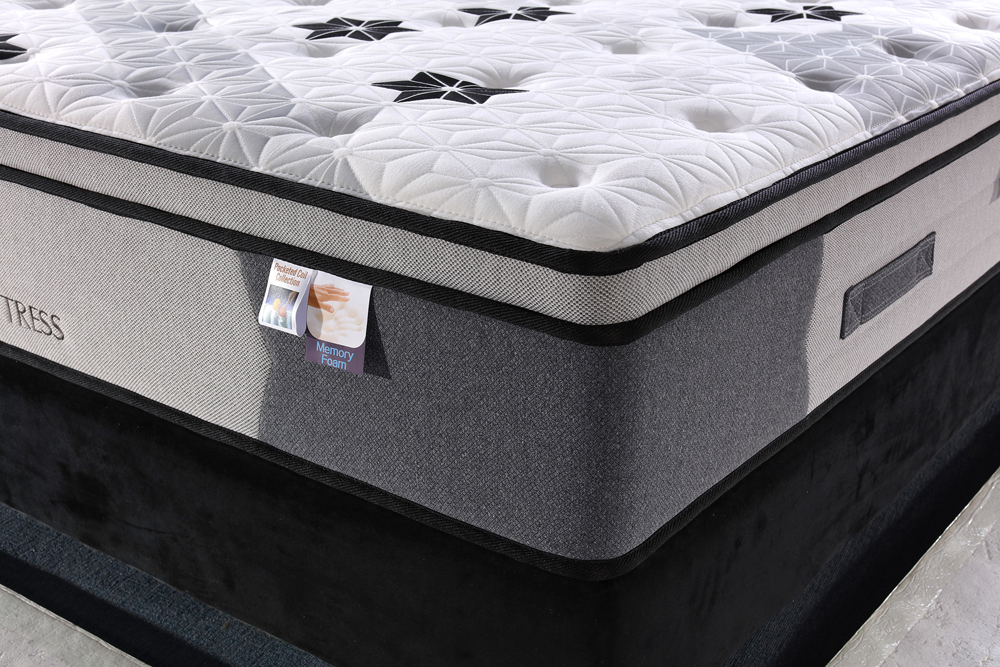 High Quality Euro-top Latex Medium Firm Innerspring Mattress 