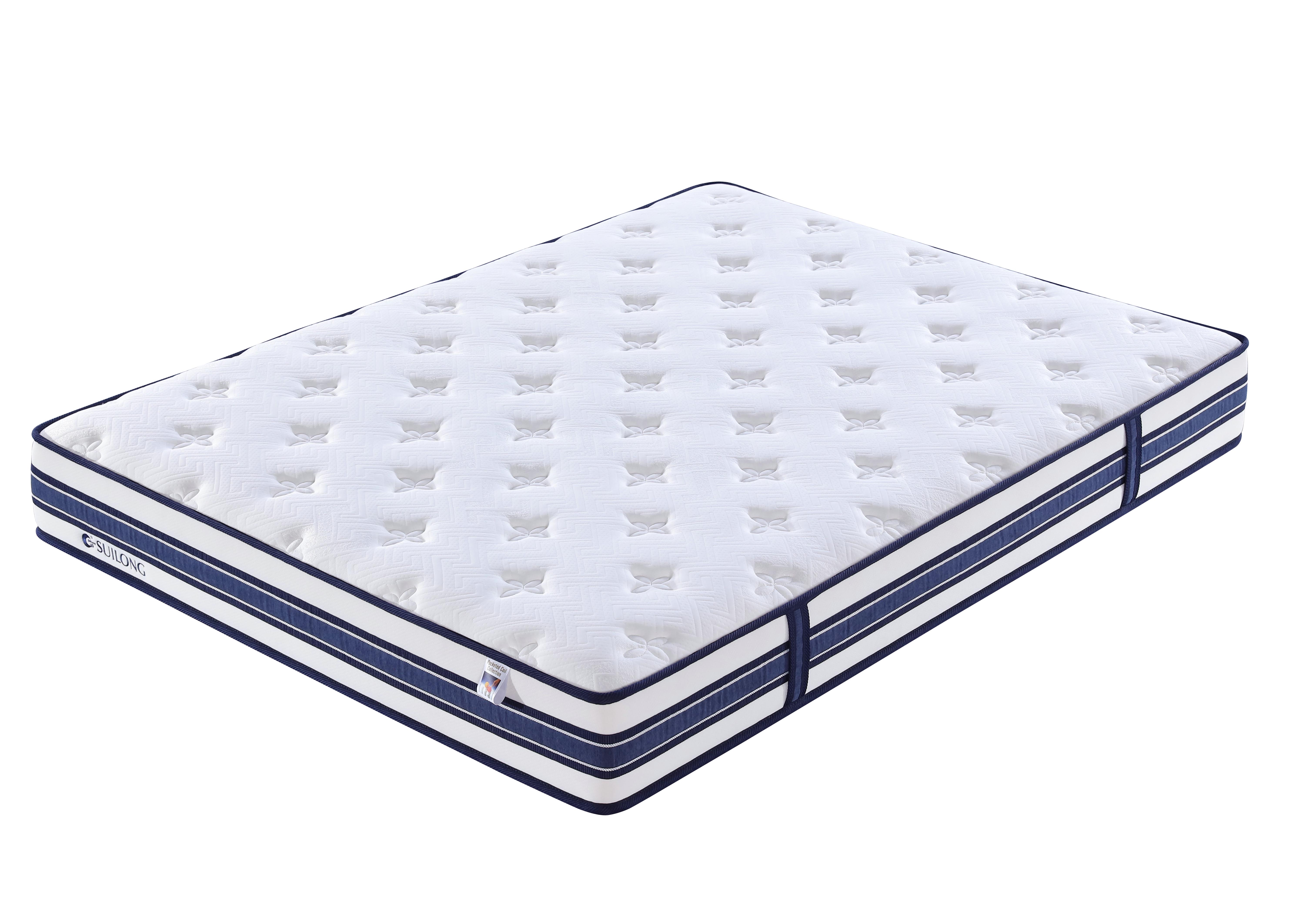 Roll Packing Medium Edge Support Guest Room Mattress