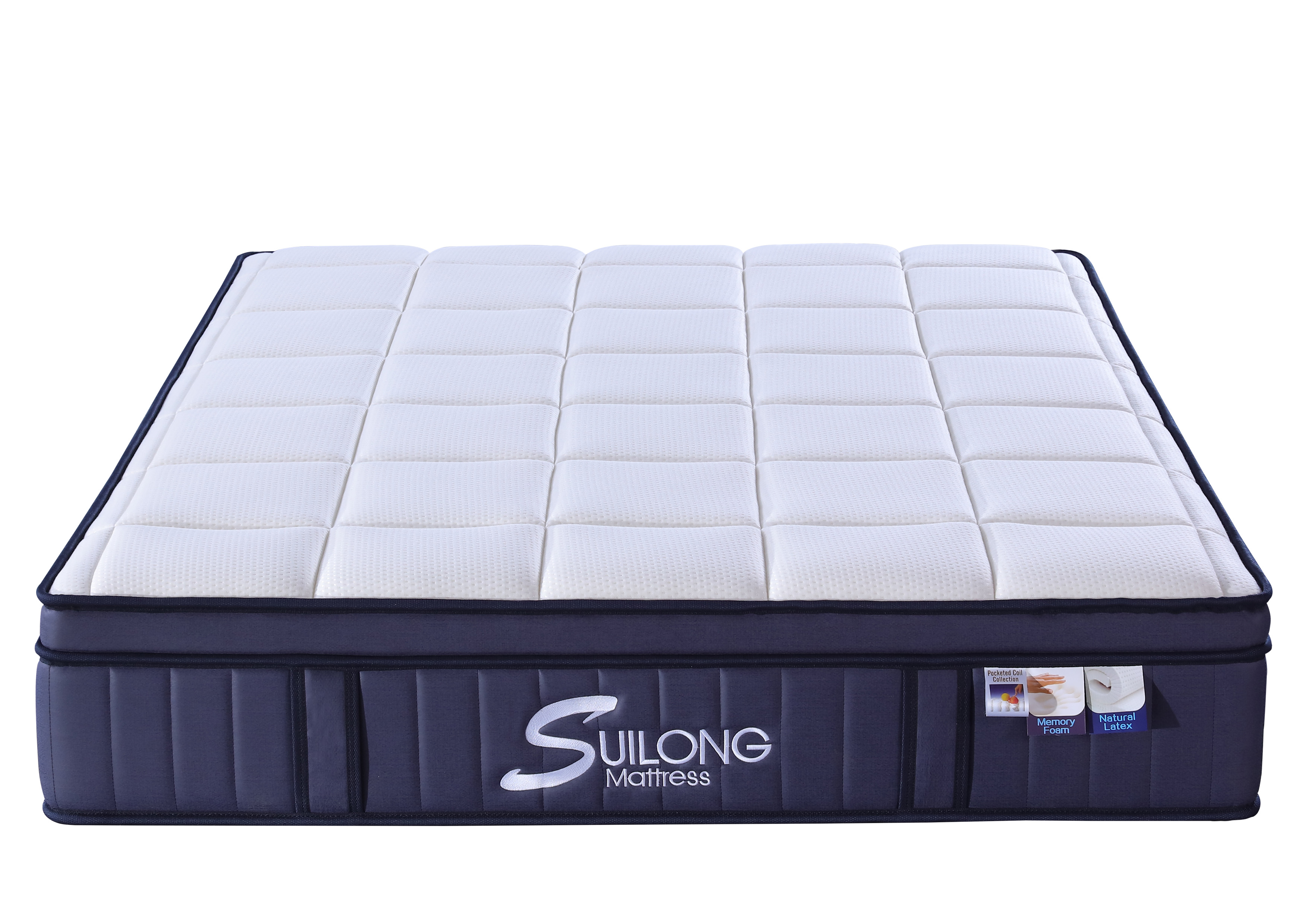 Luxury Suites Latex Memory Foam Zoned Spring Medium Mattress