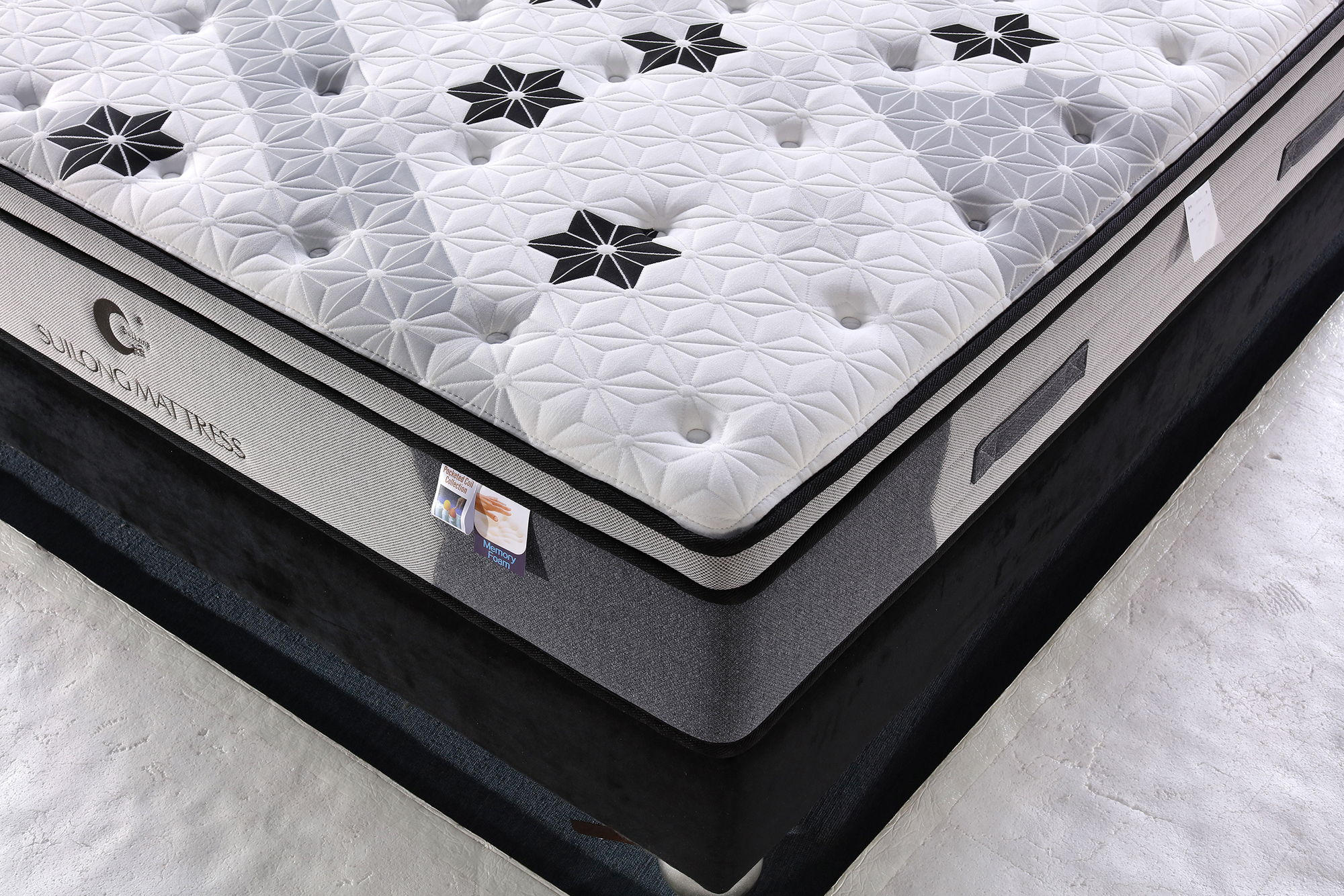 High Quality Euro-top Latex Medium Firm Innerspring Mattress 