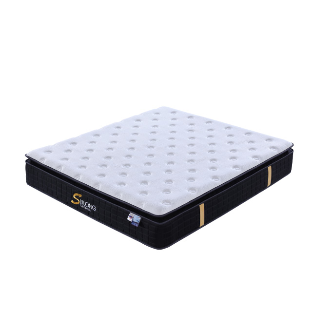 Gel Memory Foam Knitted Fabric Breathable Pillow Top Mattress 