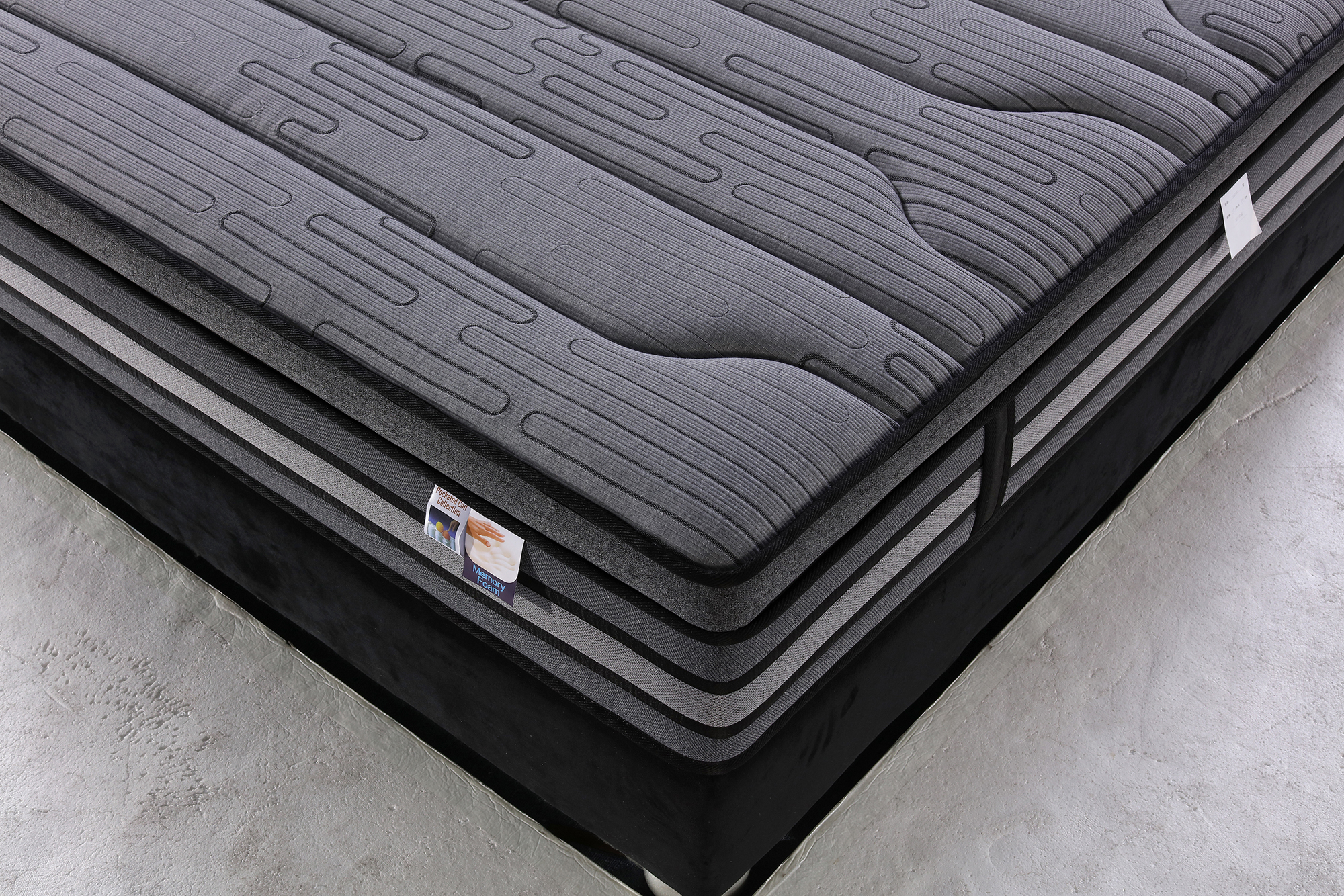 Memory Foam Edge Support Firm Hotel Room Mattress