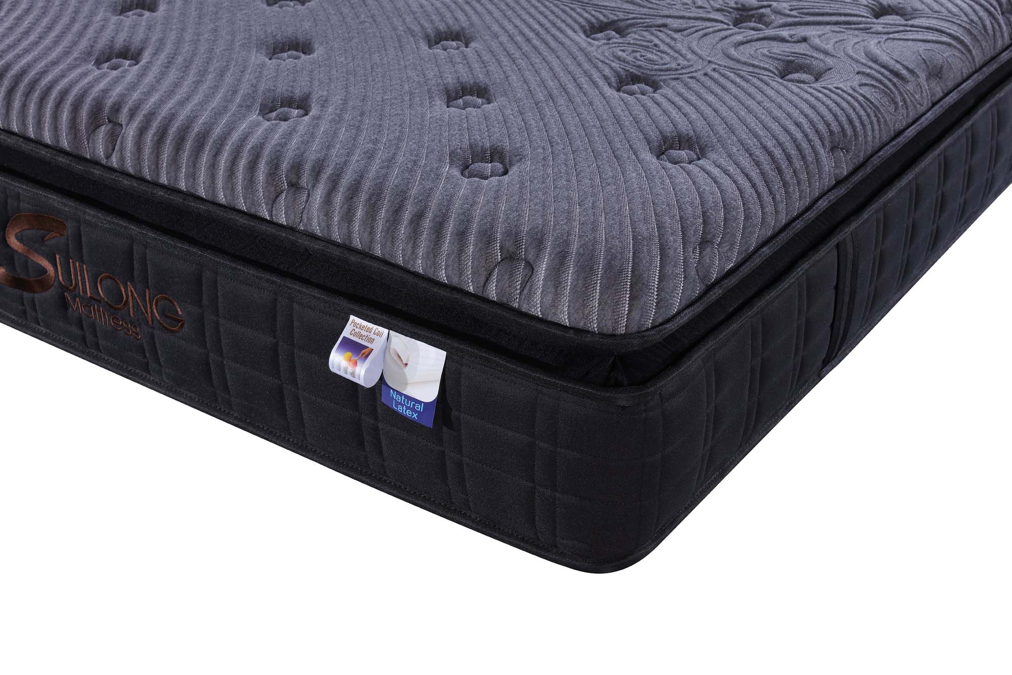 Medium Firm Comfortable Latex Zoned Spring Mattress 